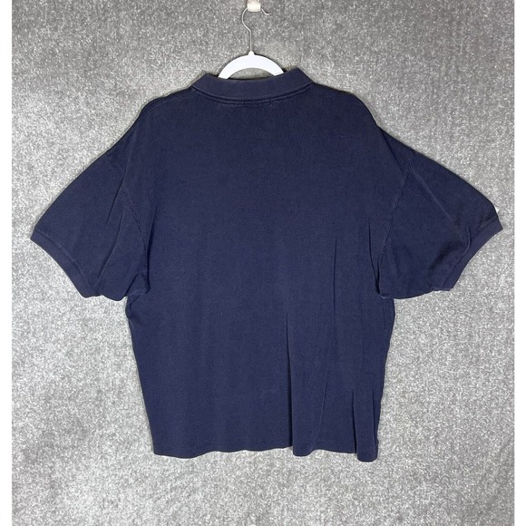 Joseph & Lyman Polo Shirt Mens Size XXL Blue Ribbed Short Sleeve Collared - Picture 2 of 5